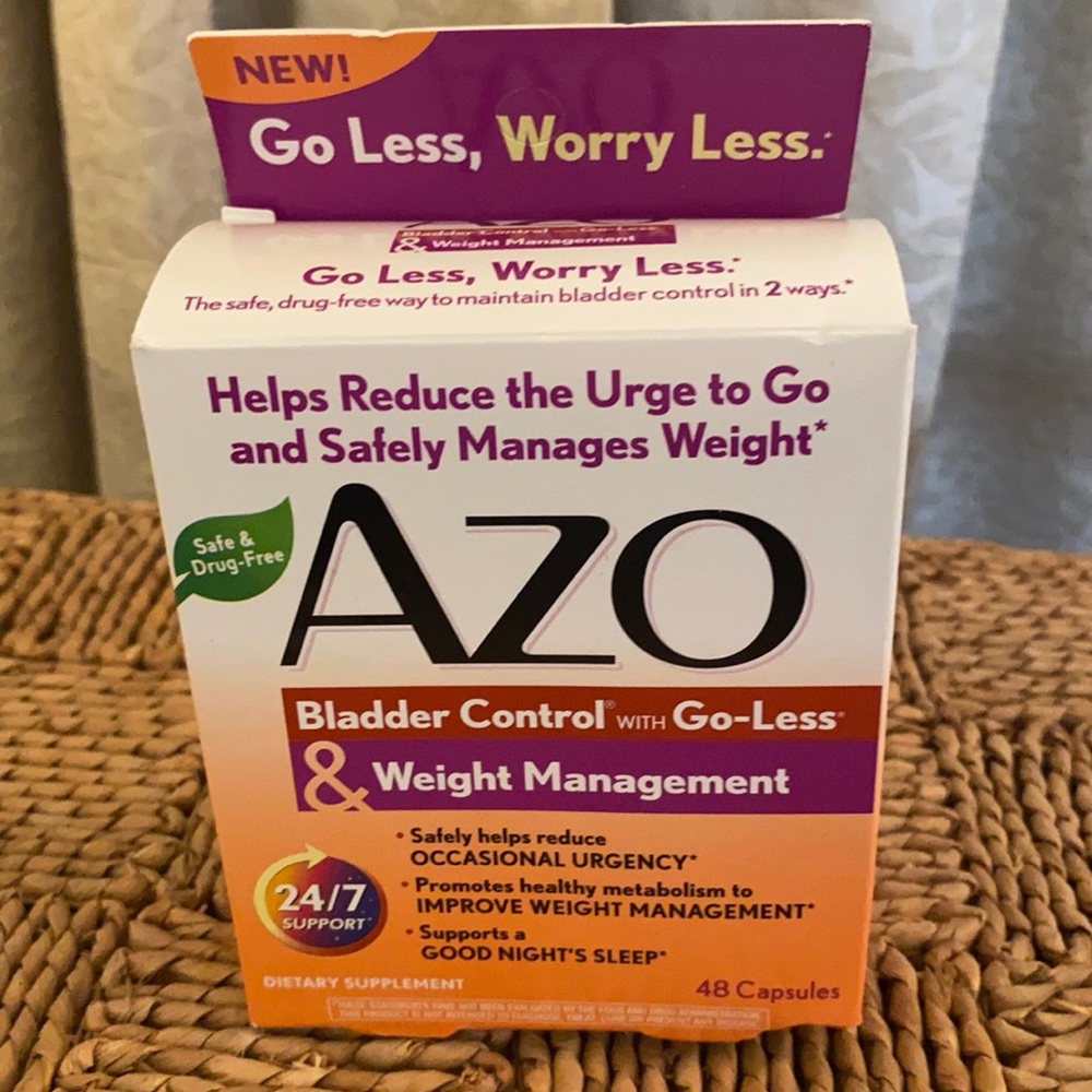 Azo bladder control w/ go Go-Less & weight Management 48 caps